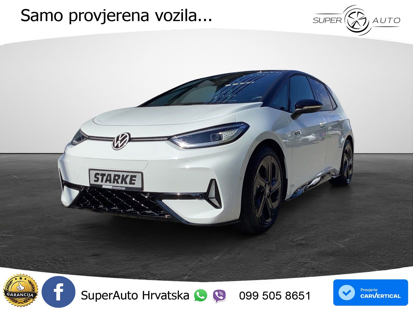 Volkswagen ID.3 GTX 84 kWh (286 KS) LED+GR SJED+ACC