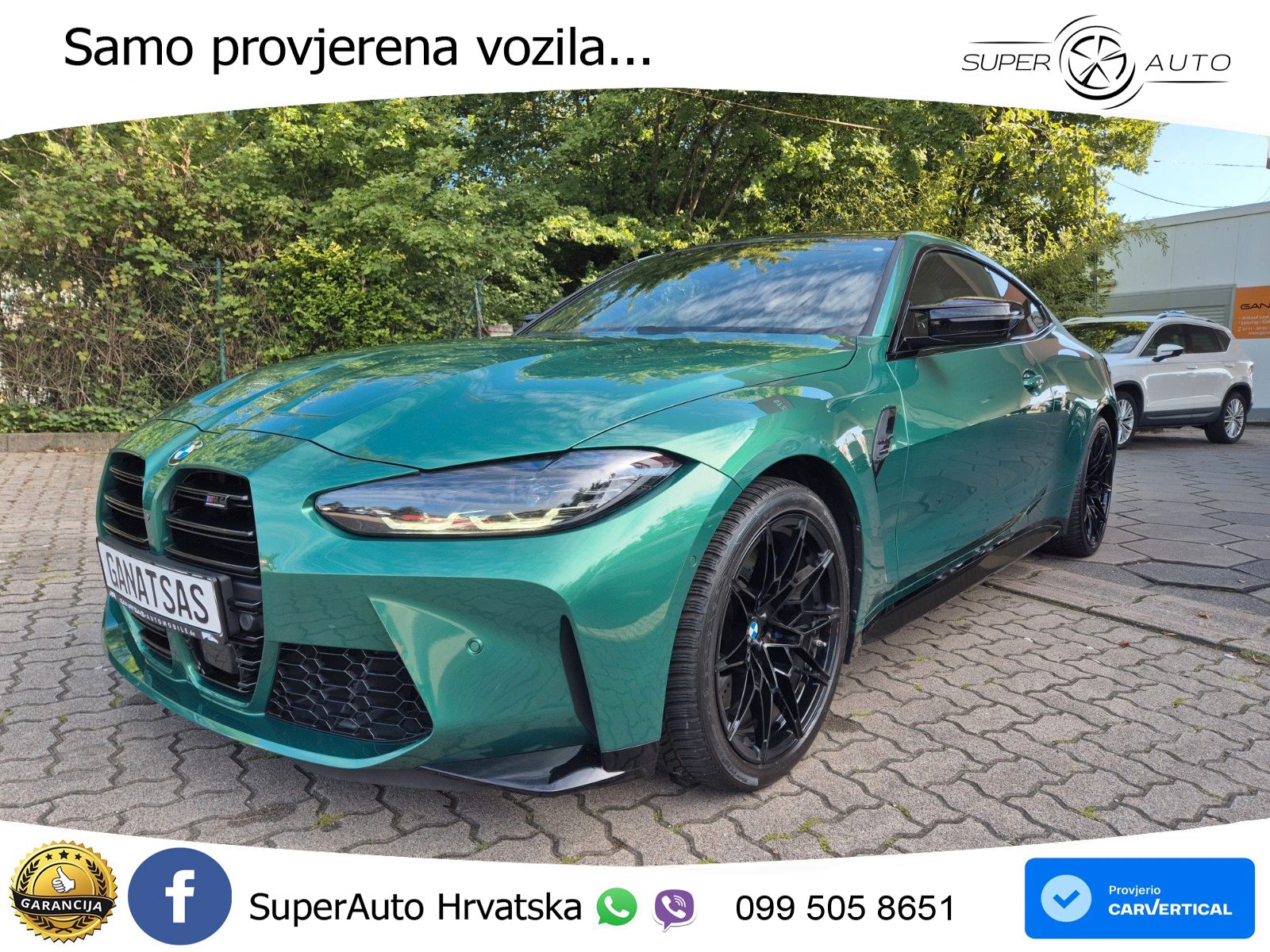 BMW M4 Competition 3.0 (510 KS) Steptronic LED+GR SJED+ACC