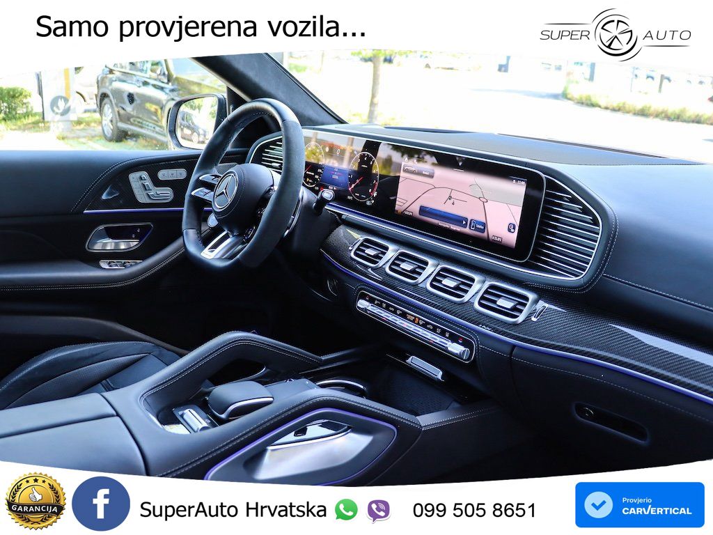 Mercedes AMG GLE Coupe 63 S V8 (612 KS) EQ Boost 4MATIC+ AMG SPEEDSHIFT TCT 9G LED+GR SJED+ACC