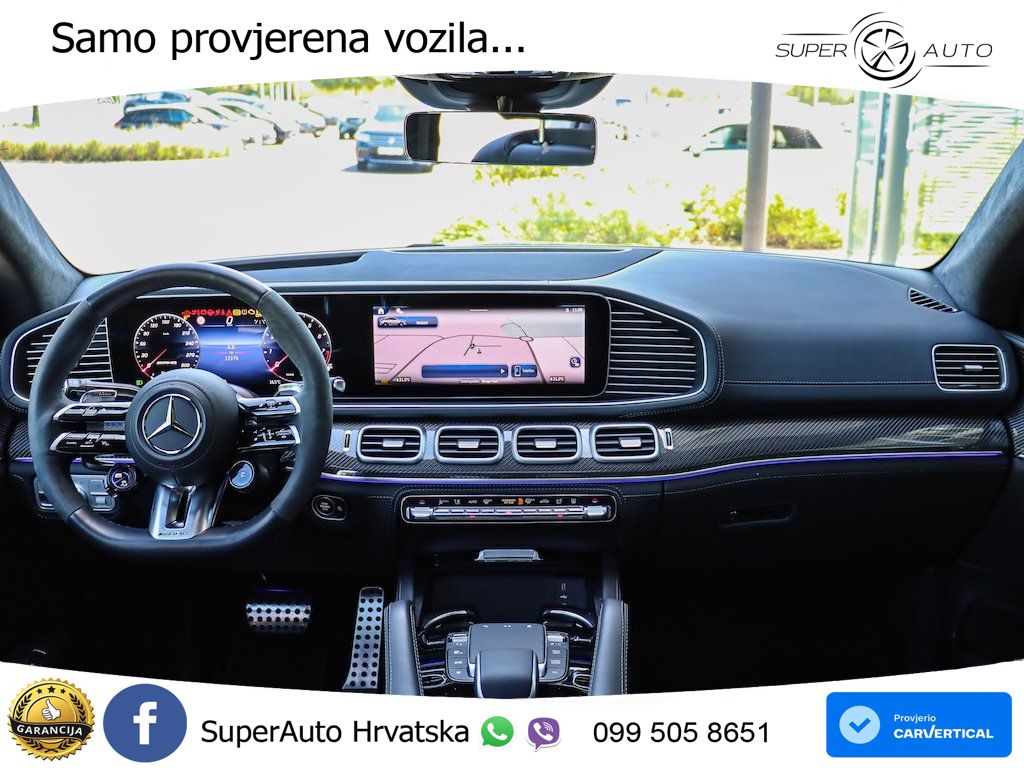 Mercedes AMG GLE Coupe 63 S V8 (612 KS) EQ Boost 4MATIC+ AMG SPEEDSHIFT TCT 9G LED+GR SJED+ACC