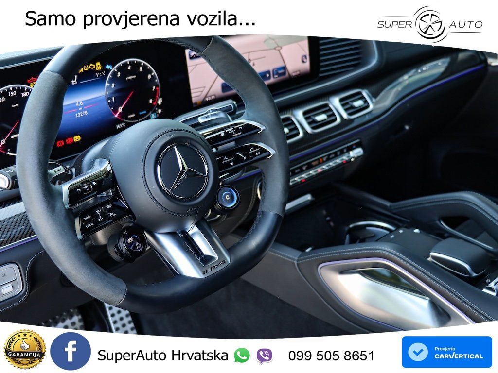 Mercedes AMG GLE Coupe 63 S V8 (612 KS) EQ Boost 4MATIC+ AMG SPEEDSHIFT TCT 9G LED+GR SJED+ACC