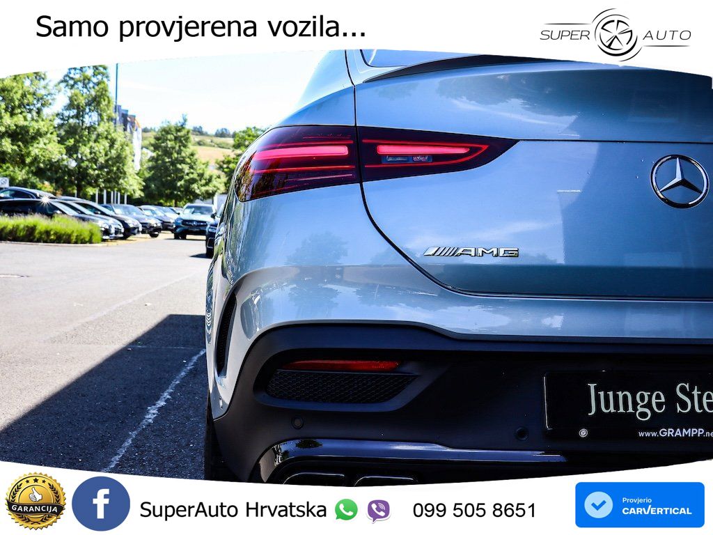 Mercedes AMG GLE Coupe 63 S V8 (612 KS) EQ Boost 4MATIC+ AMG SPEEDSHIFT TCT 9G LED+GR SJED+ACC