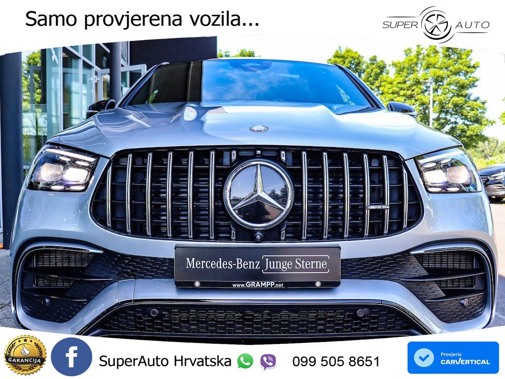 Mercedes AMG GLE Coupe 63 S V8 (612 KS) EQ Boost 4MATIC+ AMG SPEEDSHIFT TCT 9G LED+GR SJED+ACC