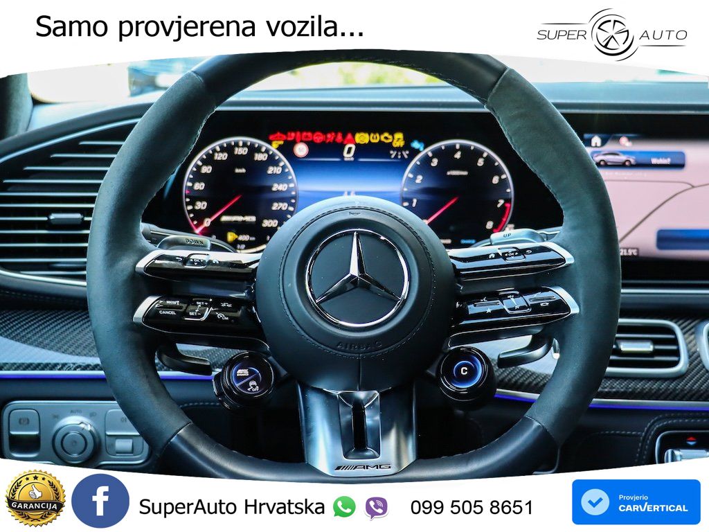 Mercedes AMG GLE Coupe 63 S V8 (612 KS) EQ Boost 4MATIC+ AMG SPEEDSHIFT TCT 9G LED+GR SJED+ACC