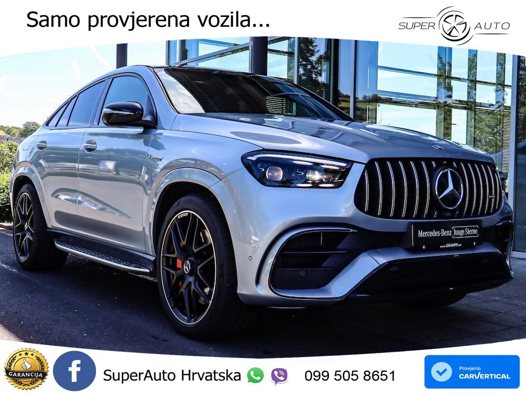 Mercedes AMG GLE Coupe 63 S V8 (612 KS) EQ Boost 4MATIC+ AMG SPEEDSHIFT TCT 9G LED+GR SJED+ACC