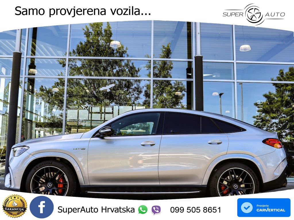 Mercedes AMG GLE Coupe 63 S V8 (612 KS) EQ Boost 4MATIC+ AMG SPEEDSHIFT TCT 9G LED+GR SJED+ACC