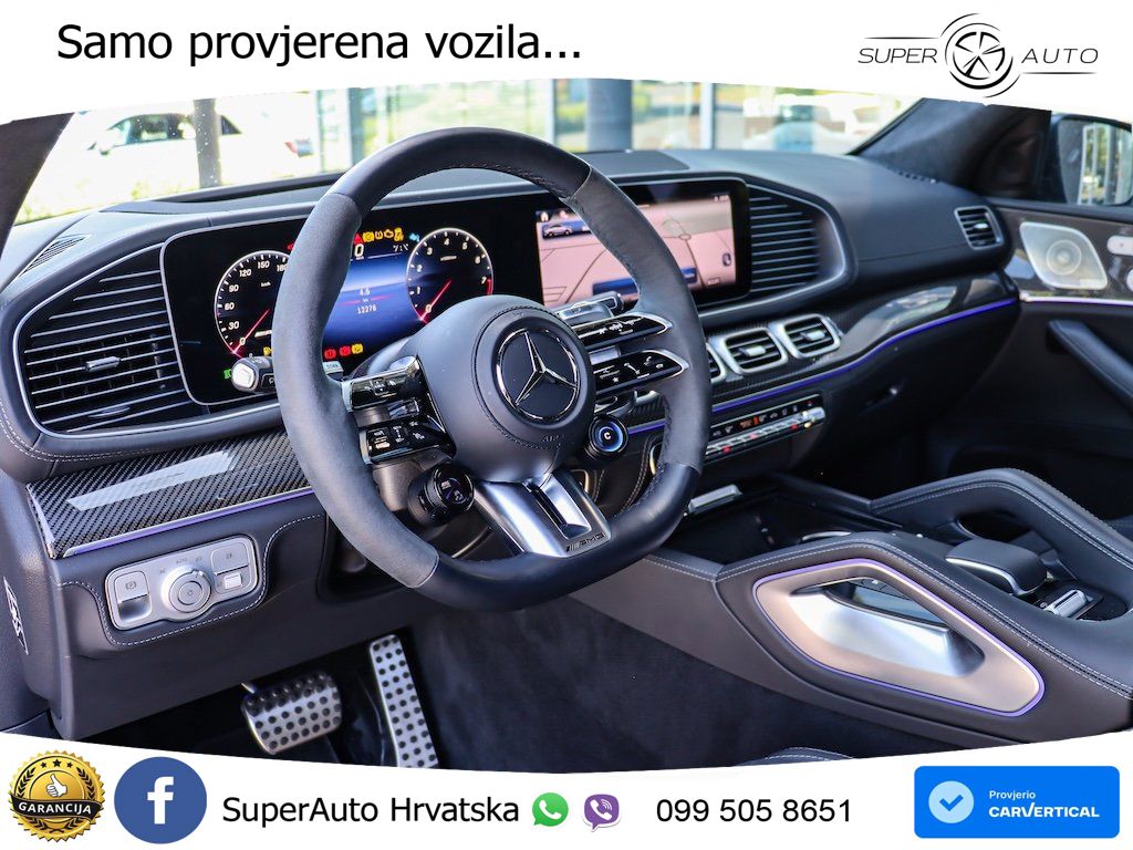 Mercedes AMG GLE Coupe 63 S V8 (612 KS) EQ Boost 4MATIC+ AMG SPEEDSHIFT TCT 9G LED+GR SJED+ACC