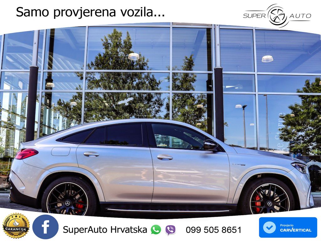 Mercedes AMG GLE Coupe 63 S V8 (612 KS) EQ Boost 4MATIC+ AMG SPEEDSHIFT TCT 9G LED+GR SJED+ACC