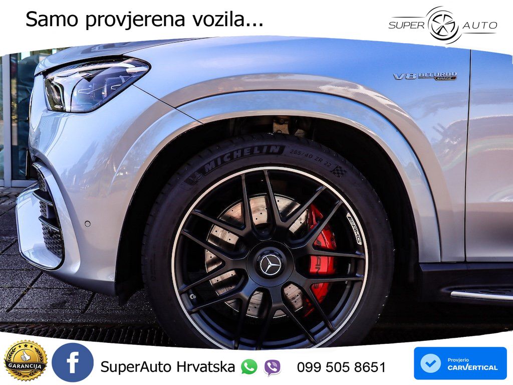 Mercedes AMG GLE Coupe 63 S V8 (612 KS) EQ Boost 4MATIC+ AMG SPEEDSHIFT TCT 9G LED+GR SJED+ACC