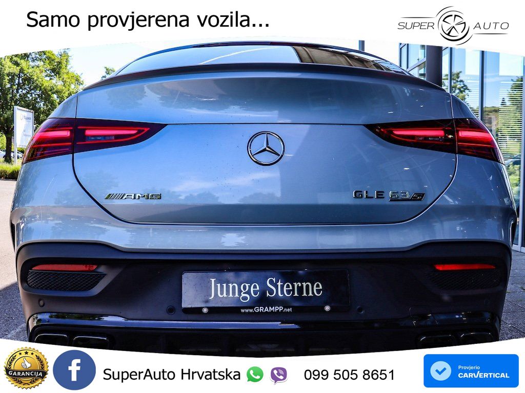 Mercedes AMG GLE Coupe 63 S V8 (612 KS) EQ Boost 4MATIC+ AMG SPEEDSHIFT TCT 9G LED+GR SJED+ACC
