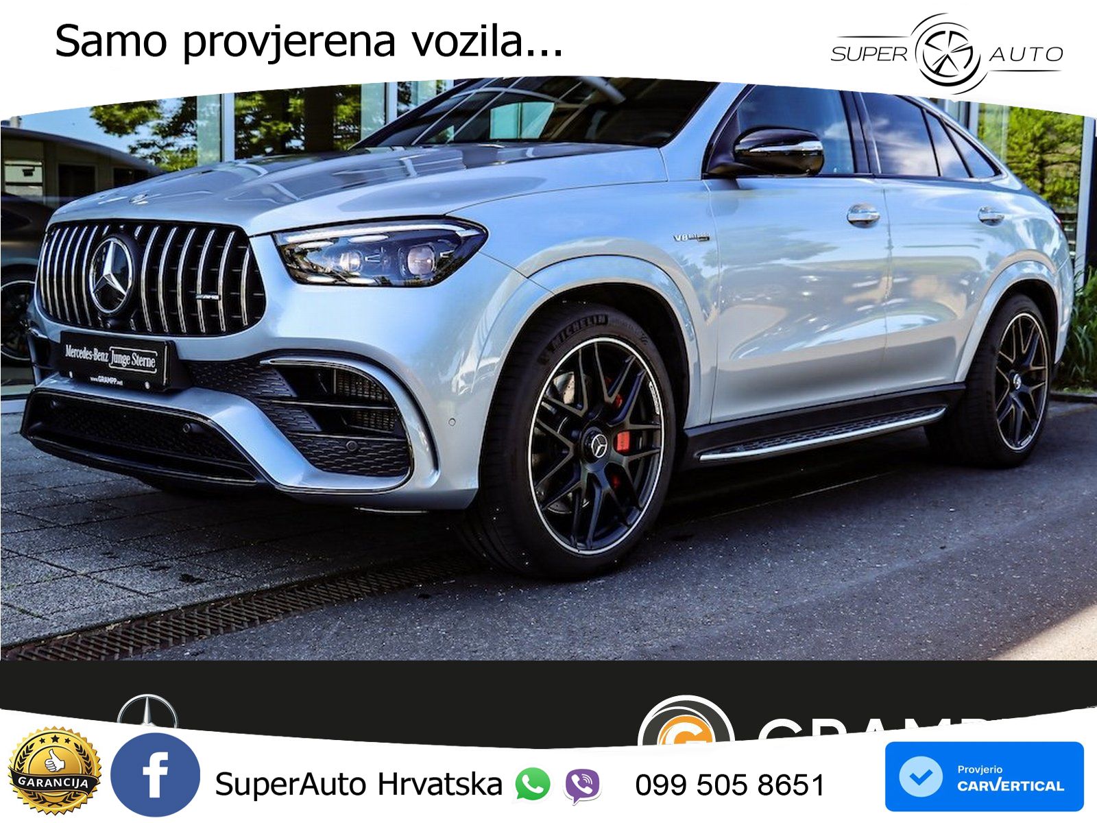 Mercedes AMG GLE Coupe 63 S V8 (612 KS) EQ Boost 4MATIC+ AMG SPEEDSHIFT TCT 9G LED+GR SJED+ACC