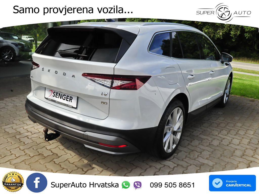 Škoda Enyaq iV 80 82 kWh (204 KS) Suite LED+GR SJED+ACC