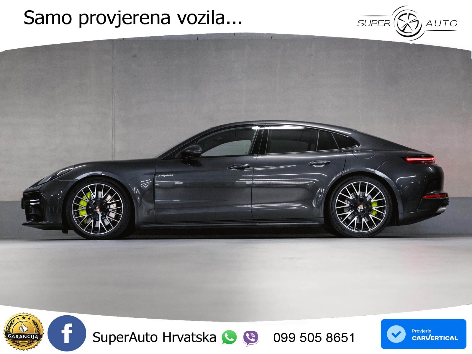 Porsche Panamera 4S 2.9 V6 (544 KS) E-Hybrid PDK ACC+HEAD+4xGR SJED+360+PANO