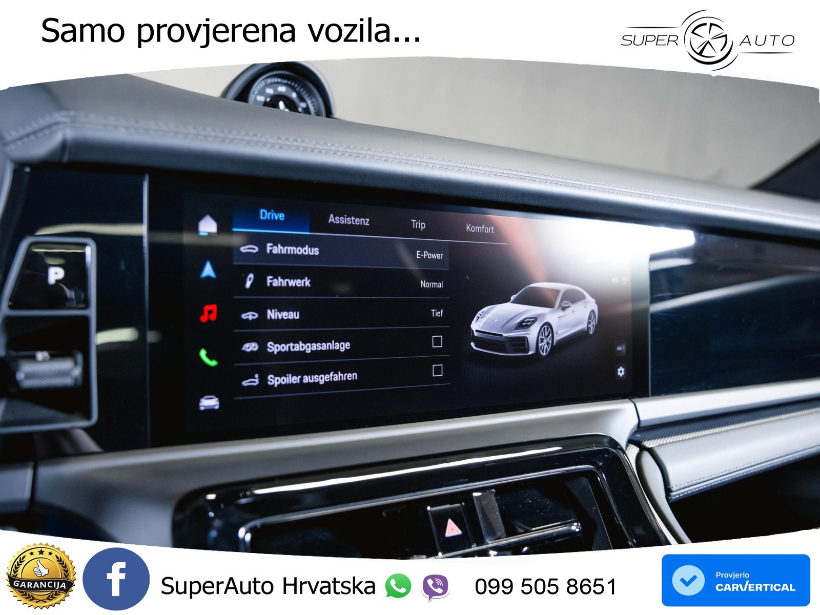 Porsche Panamera 4S 2.9 V6 (544 KS) E-Hybrid PDK ACC+HEAD+4xGR SJED+360+PANO