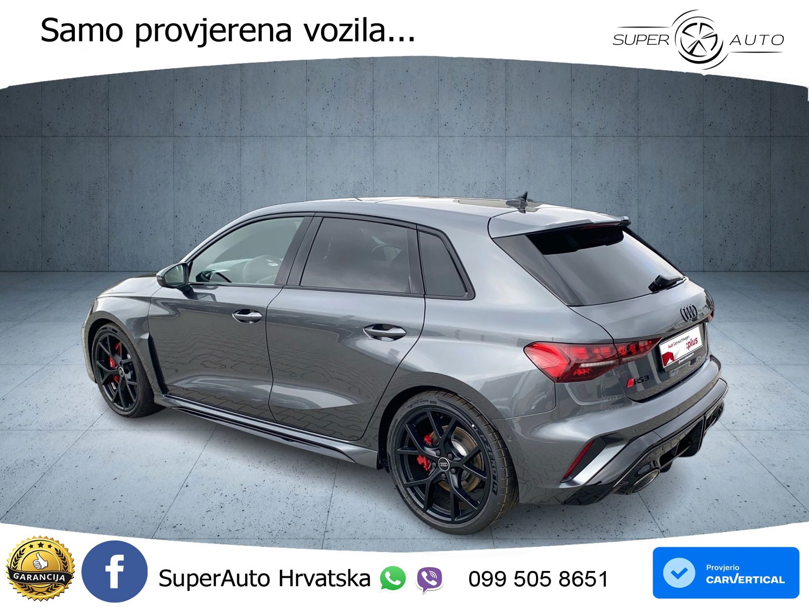 Audi RS3 Sportback 2.5 TFSI (400 KS) quattro S tronic LED+GR SJED+ACC