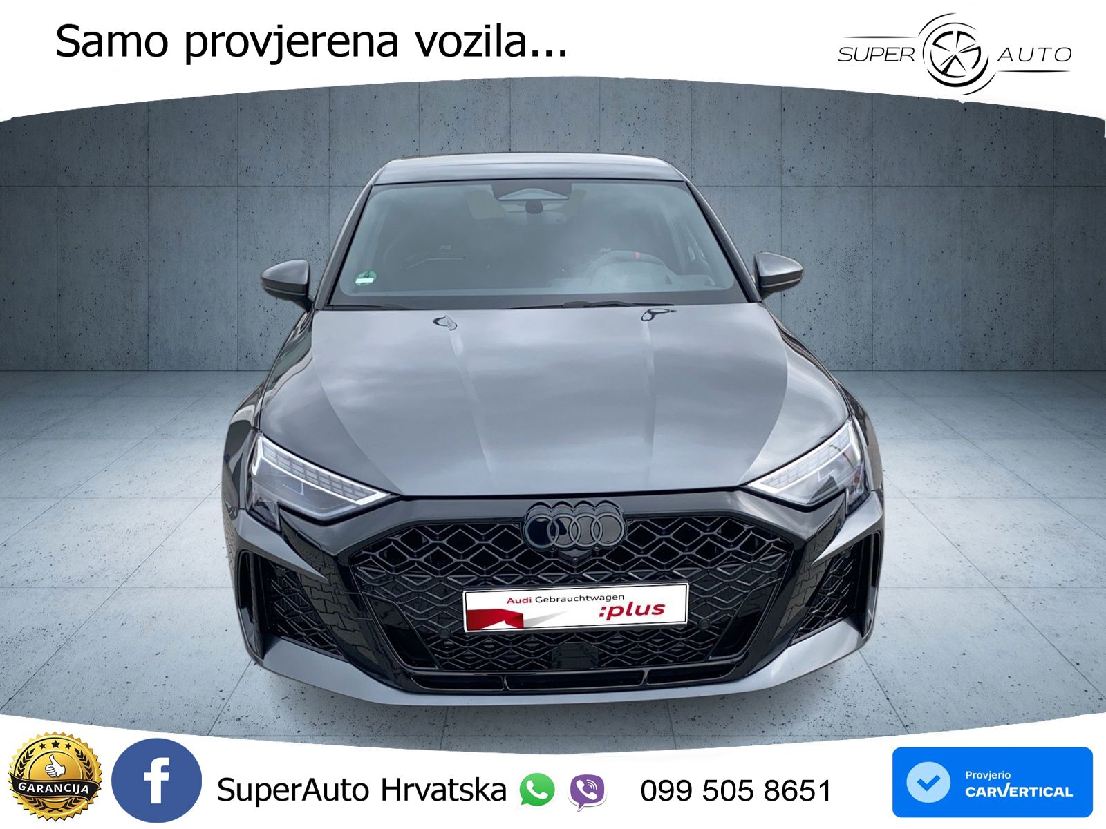 Audi RS3 Sportback 2.5 TFSI (400 KS) quattro S tronic LED+GR SJED+ACC