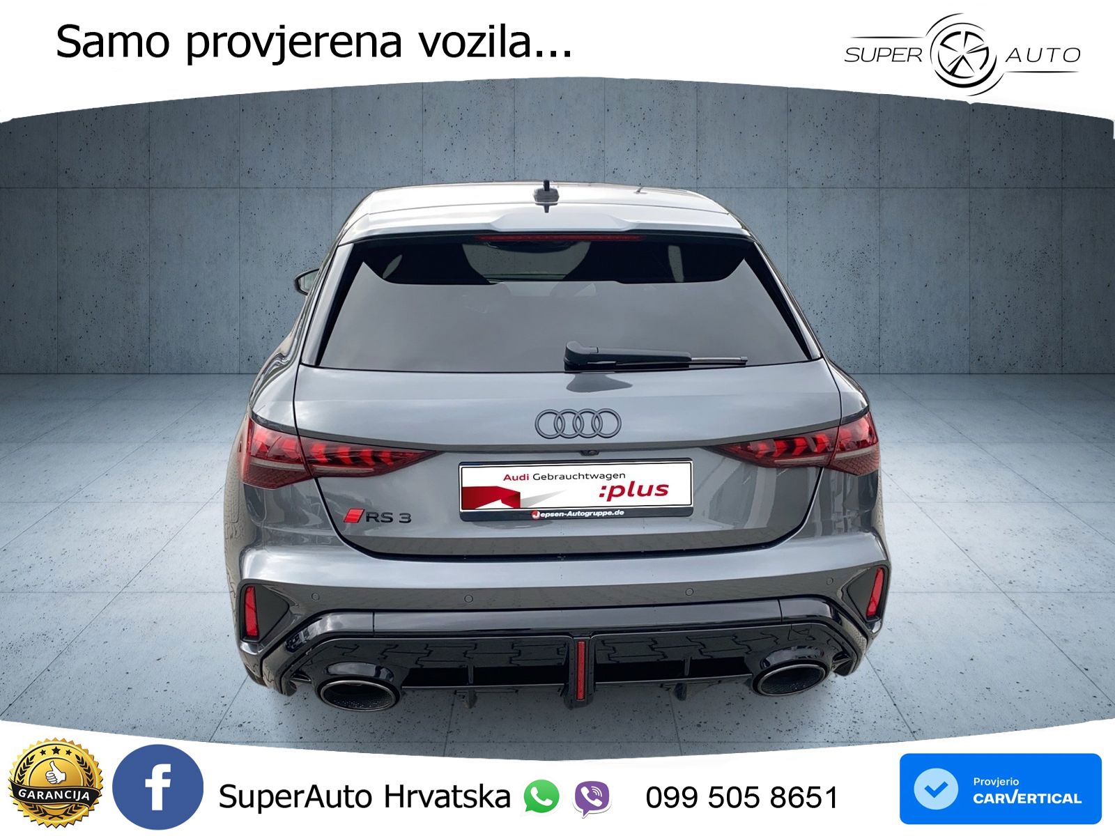 Audi RS3 Sportback 2.5 TFSI (400 KS) quattro S tronic LED+GR SJED+ACC