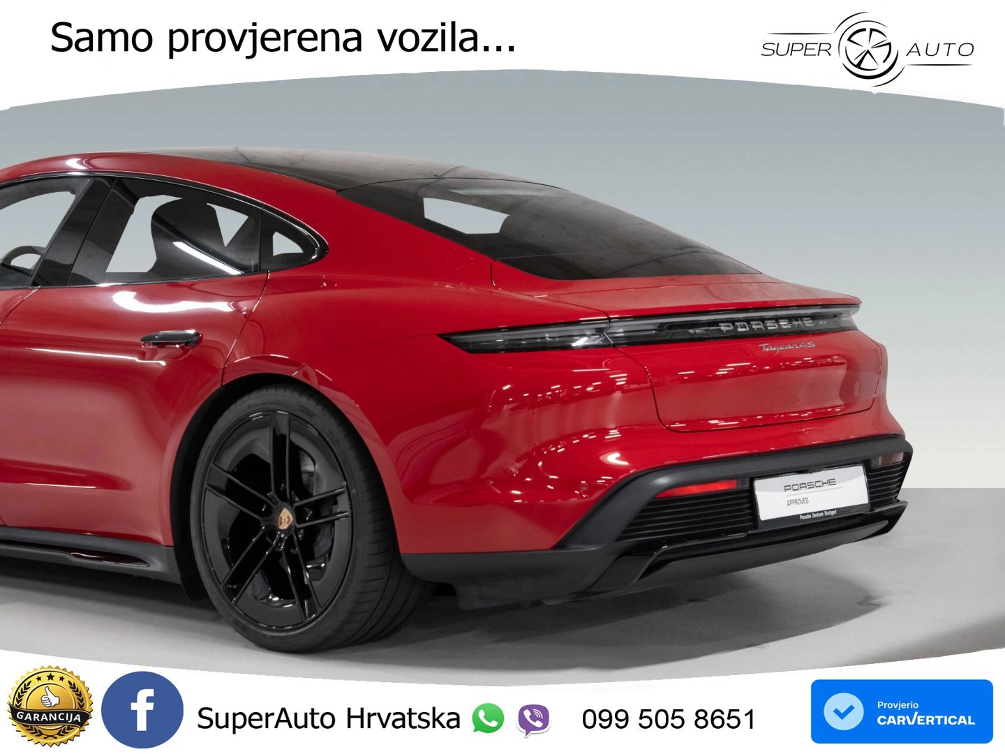 Porsche Taycan 4S 105 kWh (598 KS)