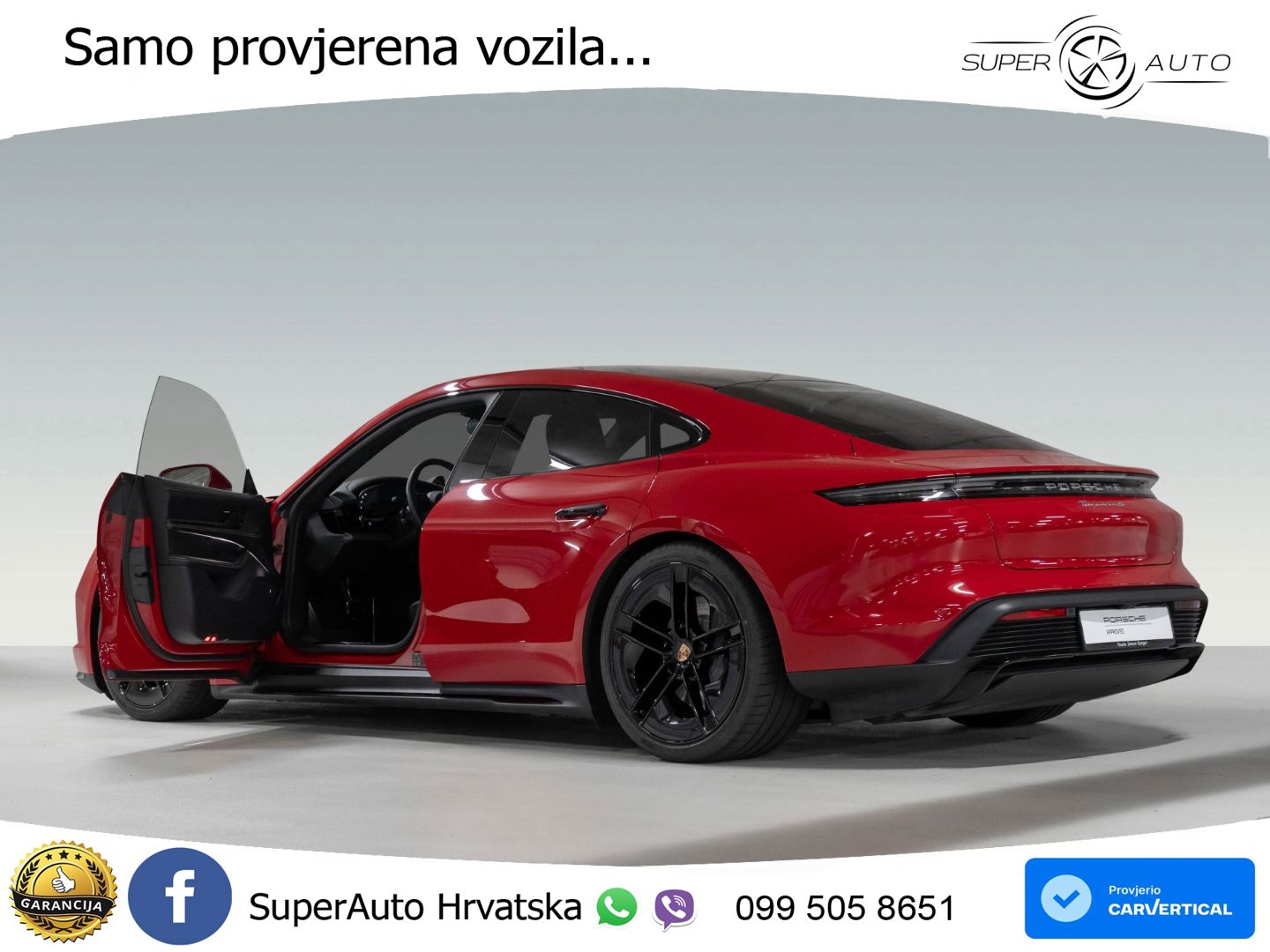 Porsche Taycan 4S 105 kWh (598 KS)