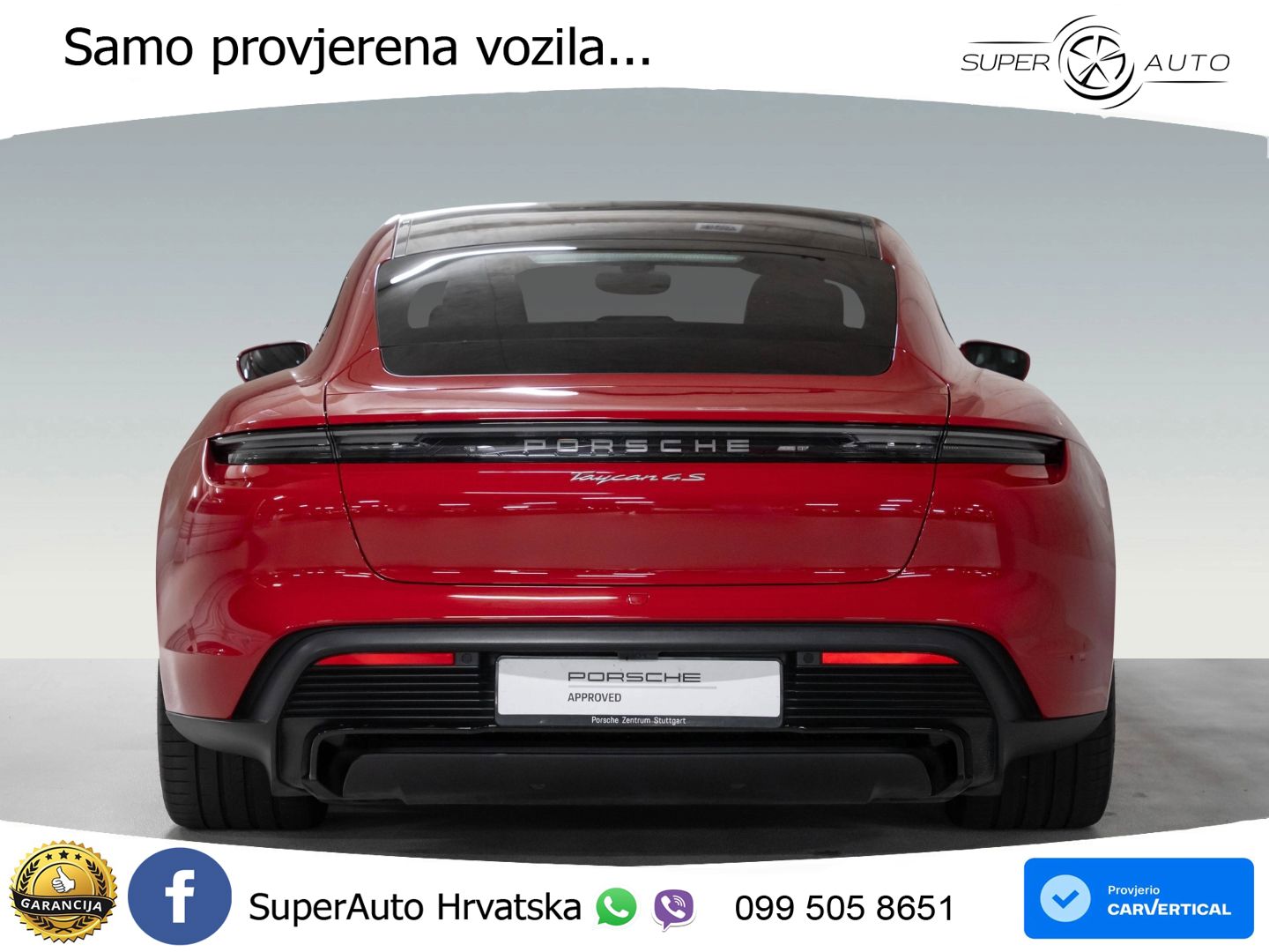 Porsche Taycan 4S 105 kWh (598 KS)