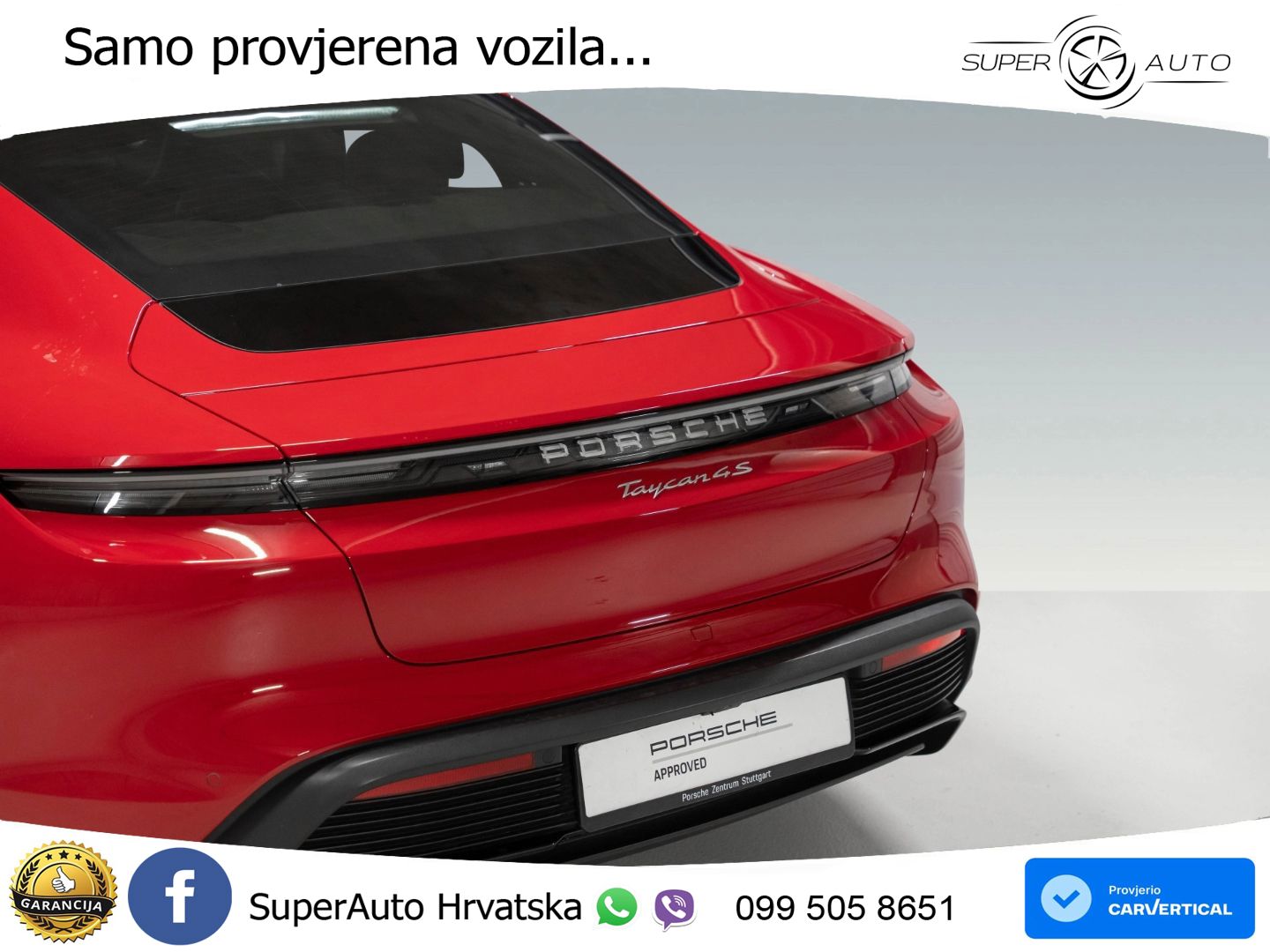 Porsche Taycan 4S 105 kWh (598 KS)