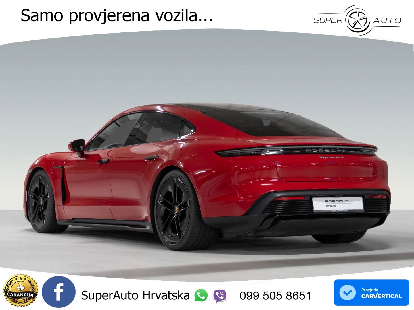 Porsche Taycan 4S 105 kWh (598 KS)