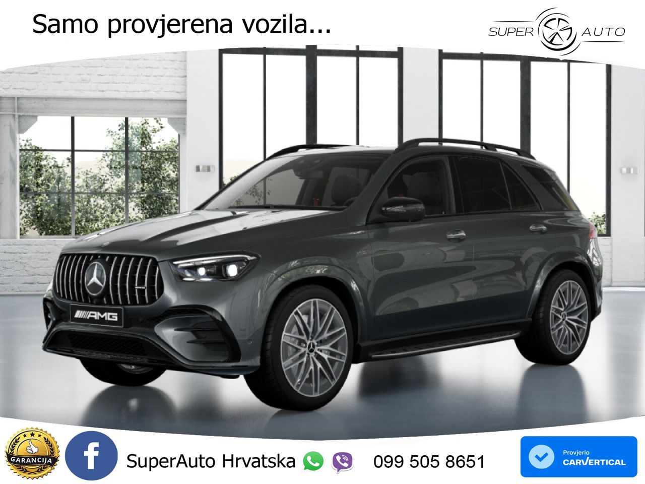 Mercedes AMG GLE 53 (435 KS) EQ Boost 4MATIC+ AMG SPEEDSHIFT TCT 9G LED+GR SJED+ACC