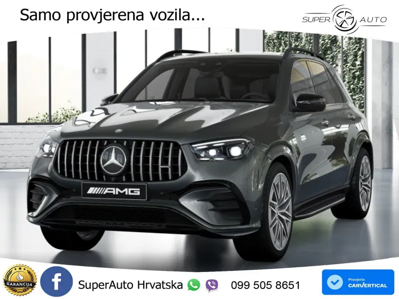 Mercedes AMG GLE 53 (435 KS) EQ Boost 4MATIC+ AMG SPEEDSHIFT TCT 9G LED+GR SJED+ACC