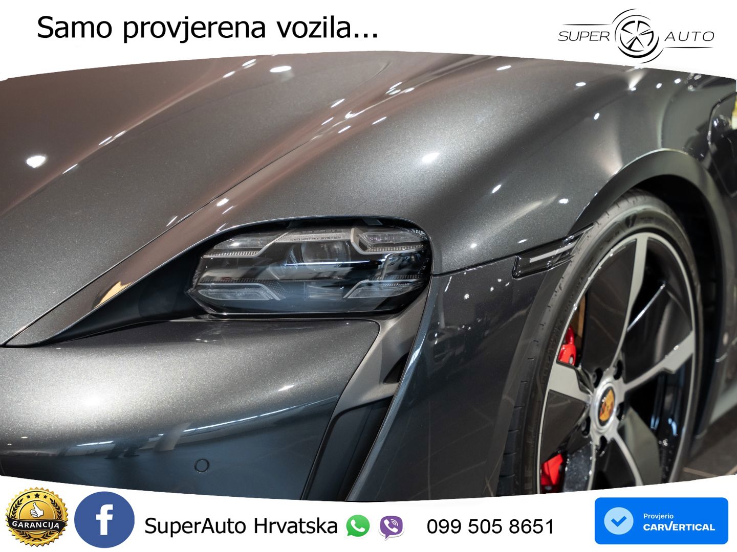 Porsche Taycan Sport Turismo 4S Performance Plus 93.4 kWh (571 KS)