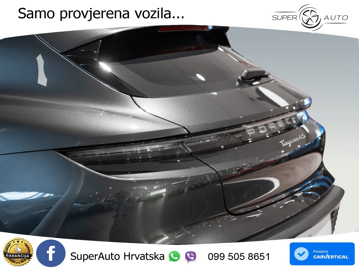 Porsche Taycan Sport Turismo 4S Performance Plus 93.4 kWh (571 KS)