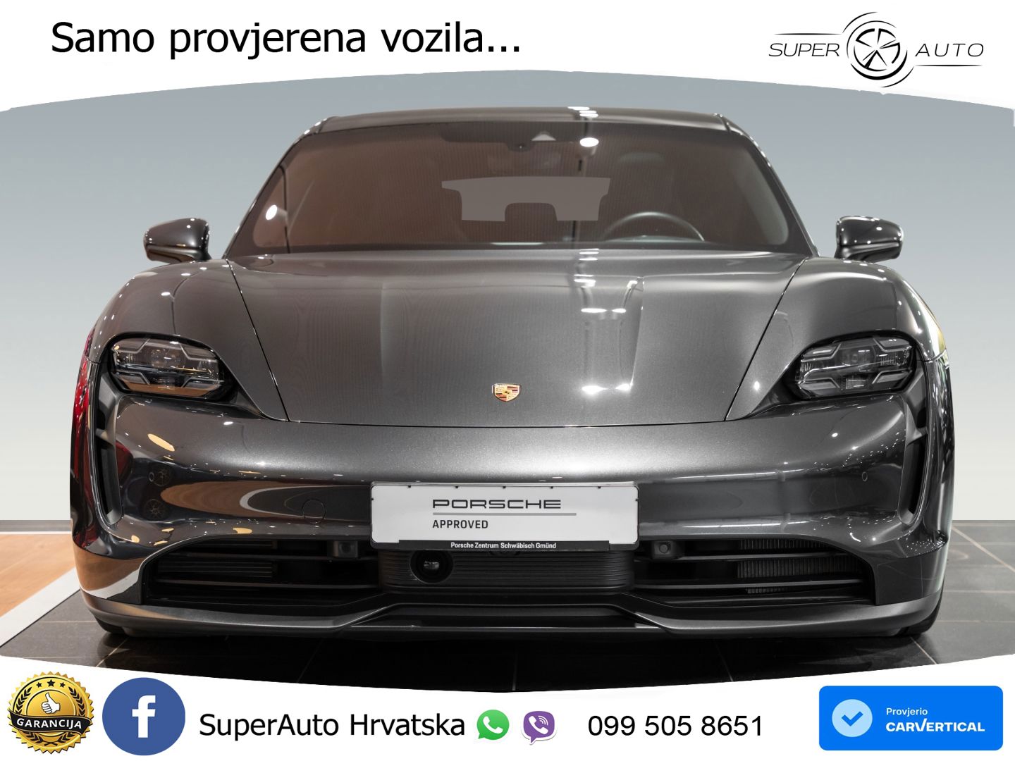 Porsche Taycan Sport Turismo 4S Performance Plus 93.4 kWh (571 KS)