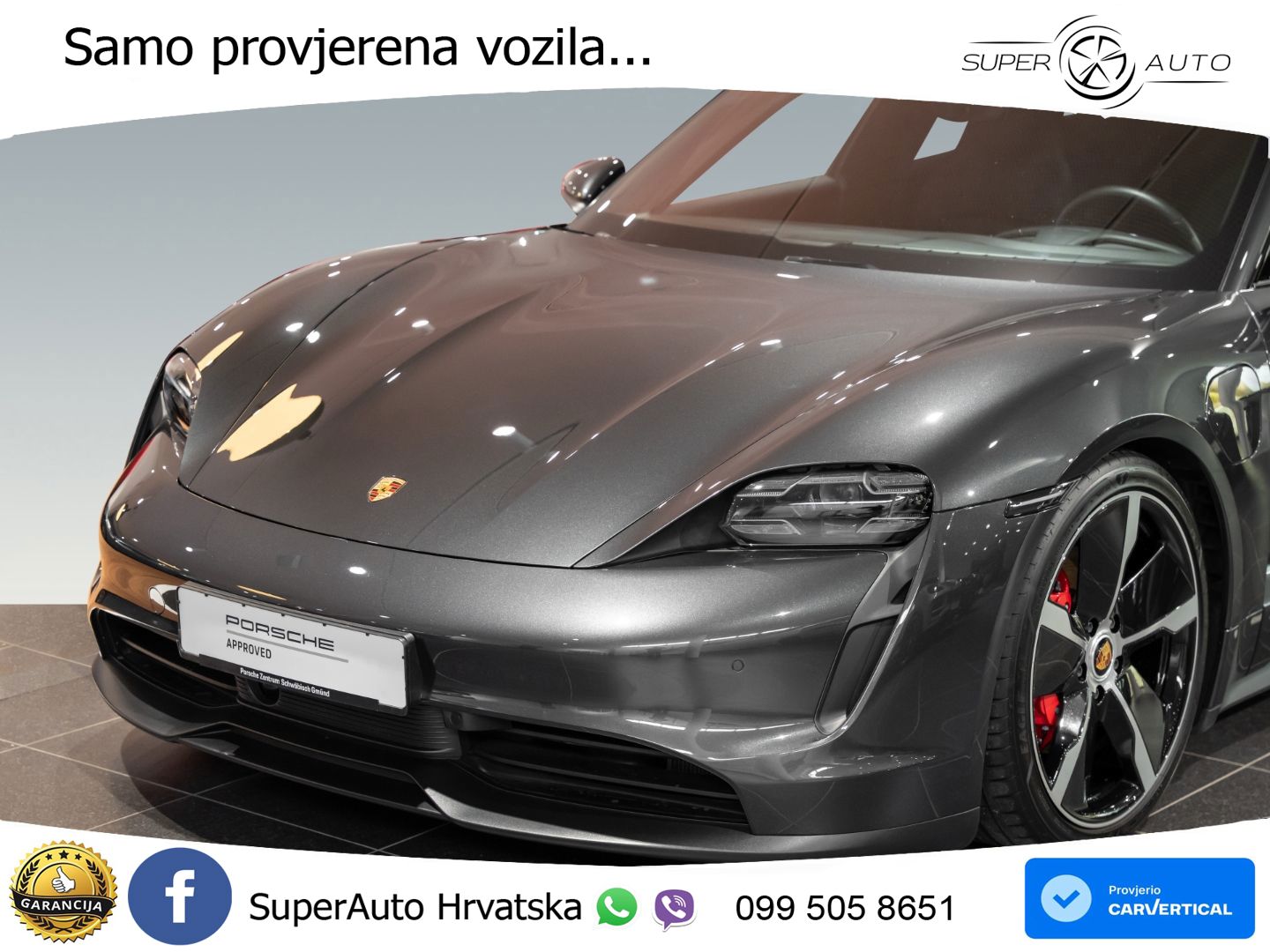Porsche Taycan Sport Turismo 4S Performance Plus 93.4 kWh (571 KS)