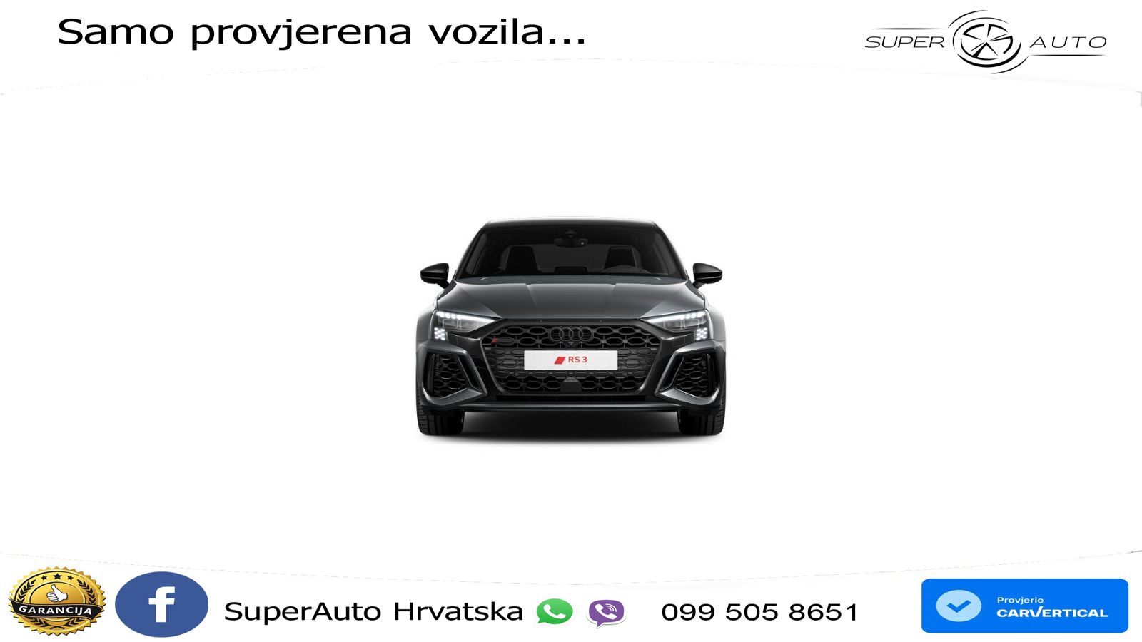 Audi RS3 Sedan 2.5 TFSI (400 KS) quattro S tronic LED+GR SJED+ACC