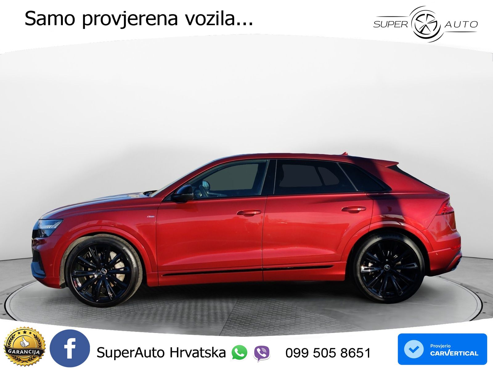 Audi Q8 50 TDI V6 (286 KS) quattro Tiptronic S line LED+GR SJED+ACC