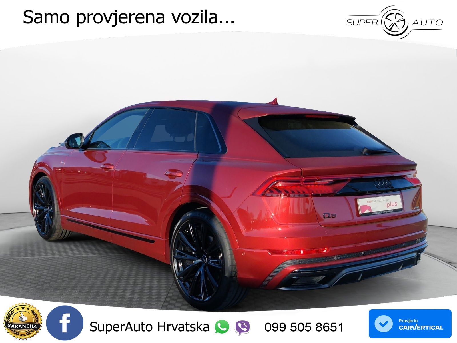 Audi Q8 50 TDI V6 (286 KS) quattro Tiptronic S line LED+GR SJED+ACC