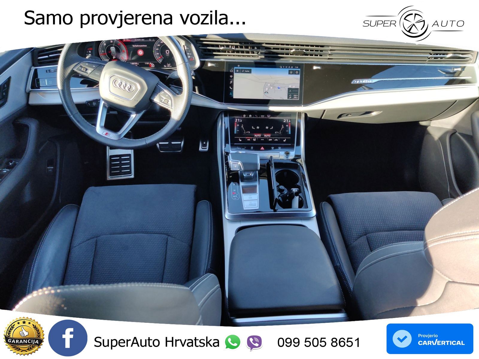 Audi Q8 50 TDI V6 (286 KS) quattro Tiptronic S line LED+GR SJED+ACC