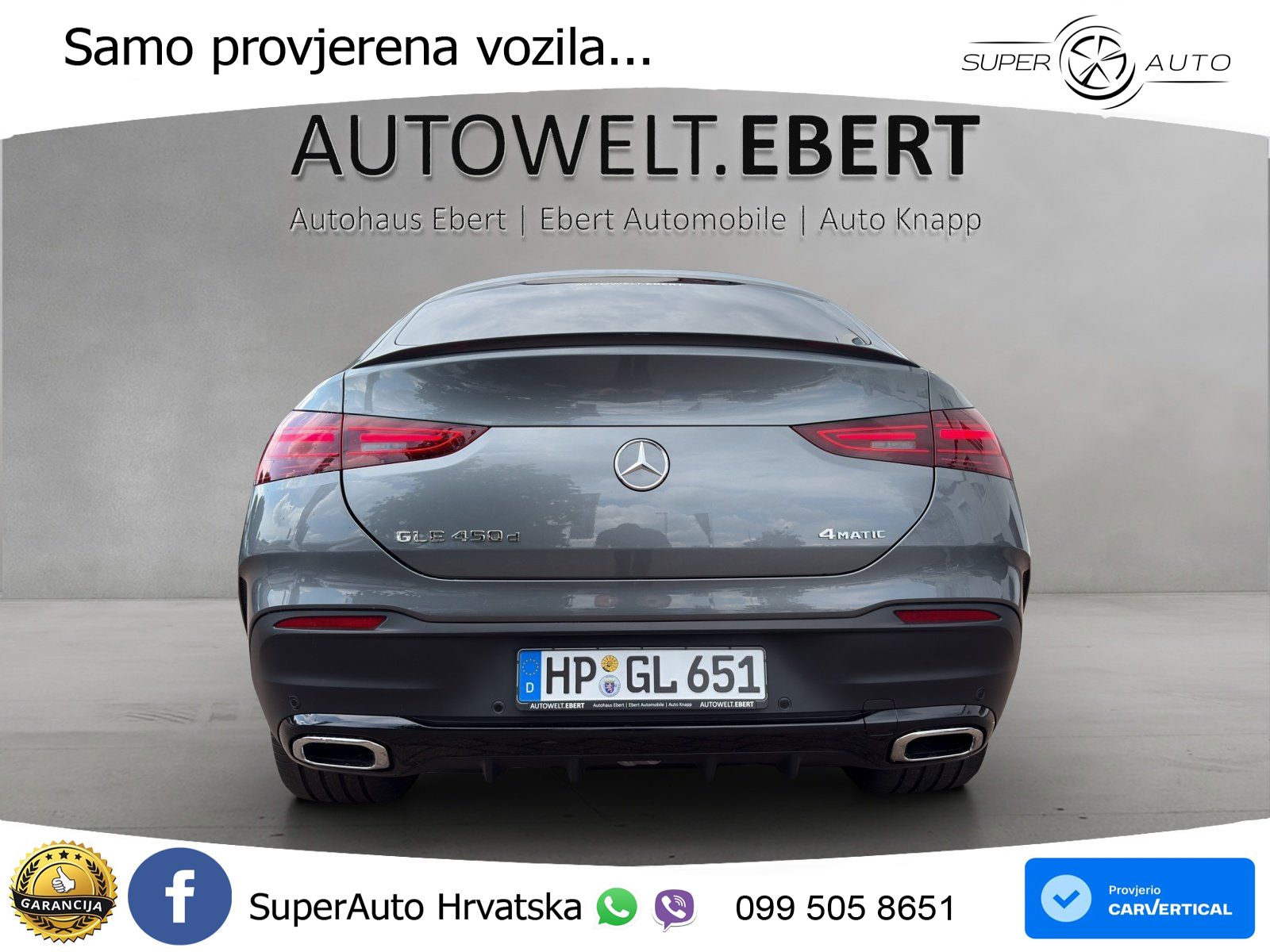 Mercedes GLE Coupe 450d (367 KS) EQ Boost 4MATIC 9G-TRONIC AMG LED+GR SJED+ACC