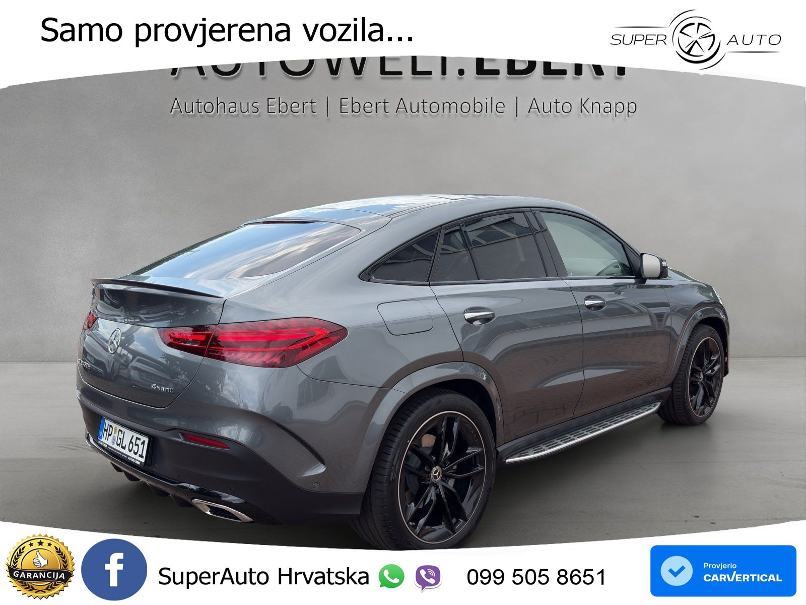 Mercedes GLE Coupe 450d (367 KS) EQ Boost 4MATIC 9G-TRONIC AMG LED+GR SJED+ACC