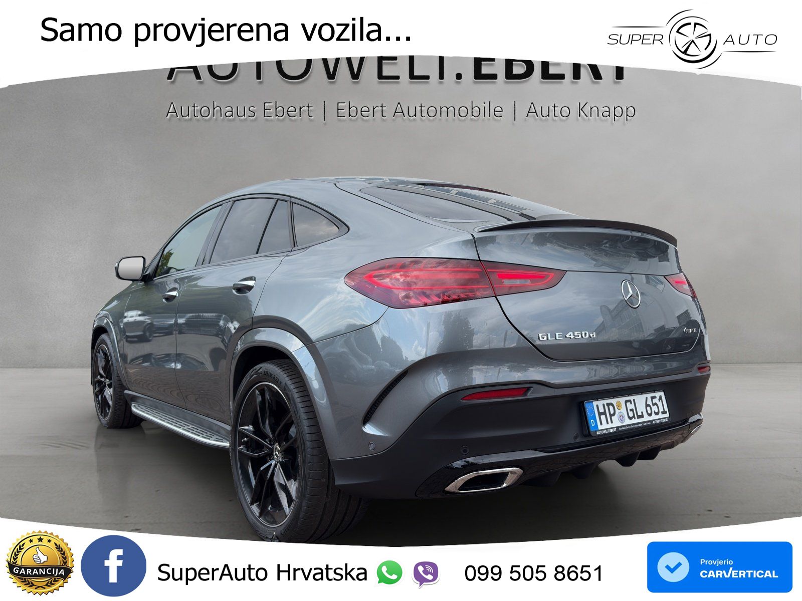 Mercedes GLE Coupe 450d (367 KS) EQ Boost 4MATIC 9G-TRONIC AMG LED+GR SJED+ACC