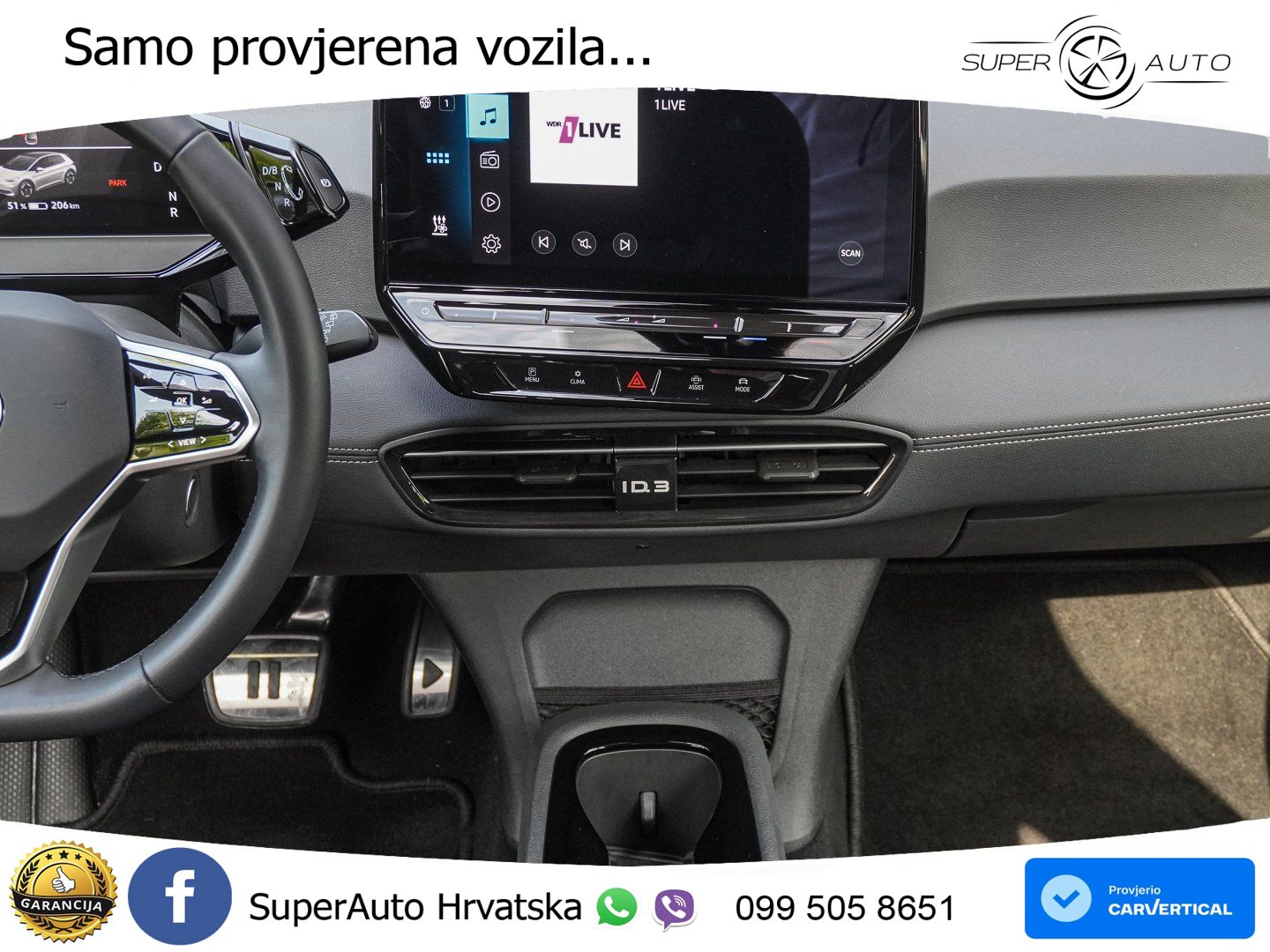 Volkswagen ID.3 Pro 62 kWh (204 KS) LED+ACC