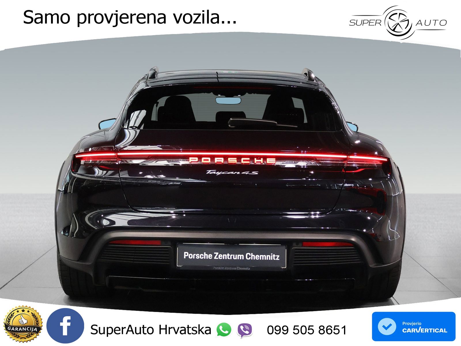 Porsche Taycan Cross Turismo 4S 105 kWh (598 KS)