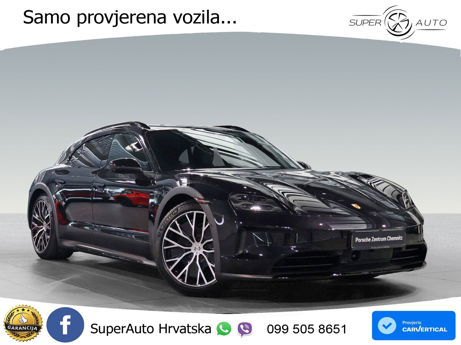 Porsche Taycan Cross Turismo 4S 105 kWh (598 KS)