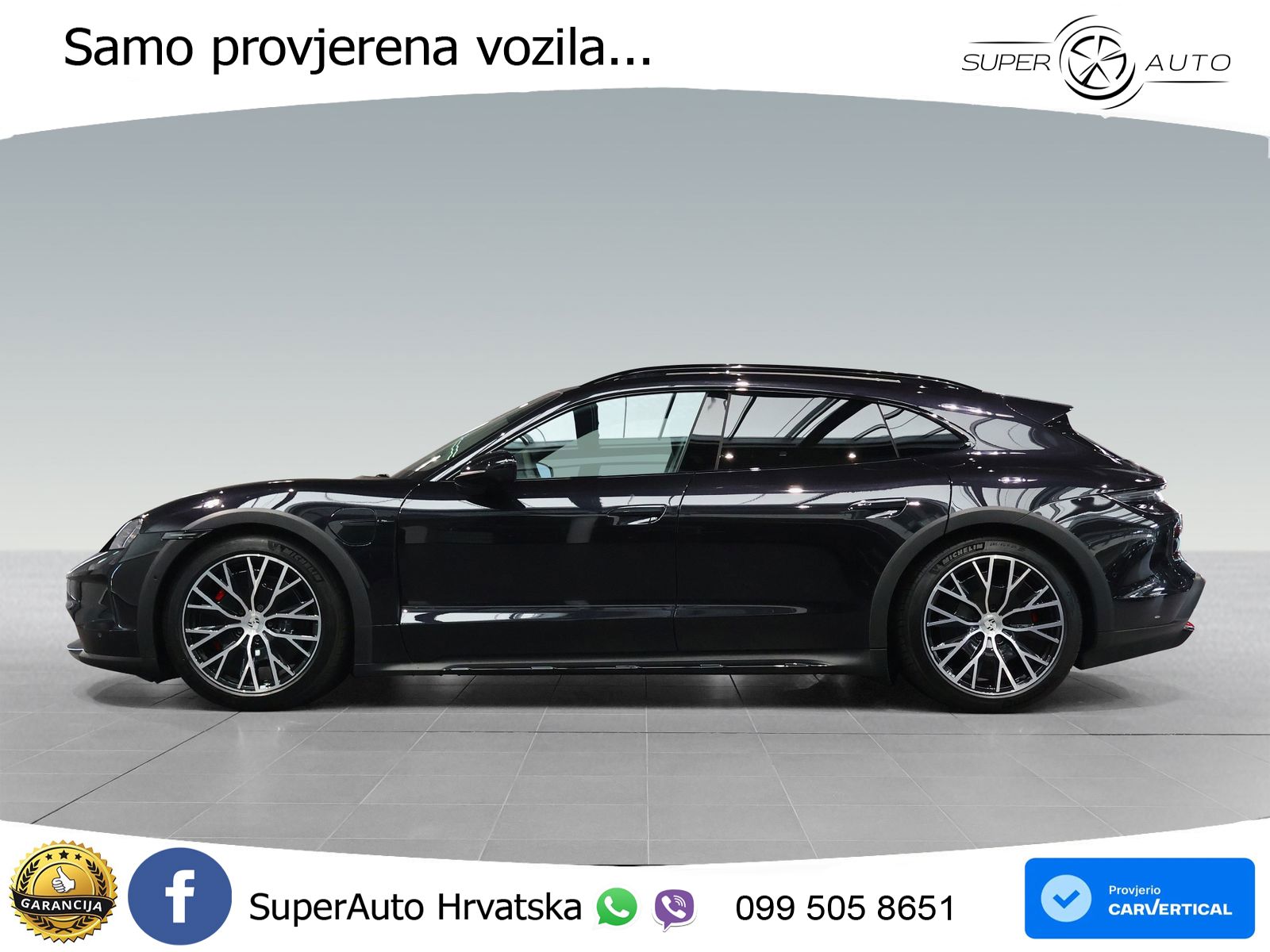 Porsche Taycan Cross Turismo 4S 105 kWh (598 KS)