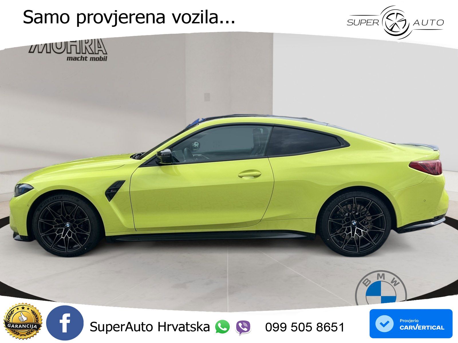 BMW M4 Competition 3.0 (510 KS) Steptronic LED+GR SJED+ACC