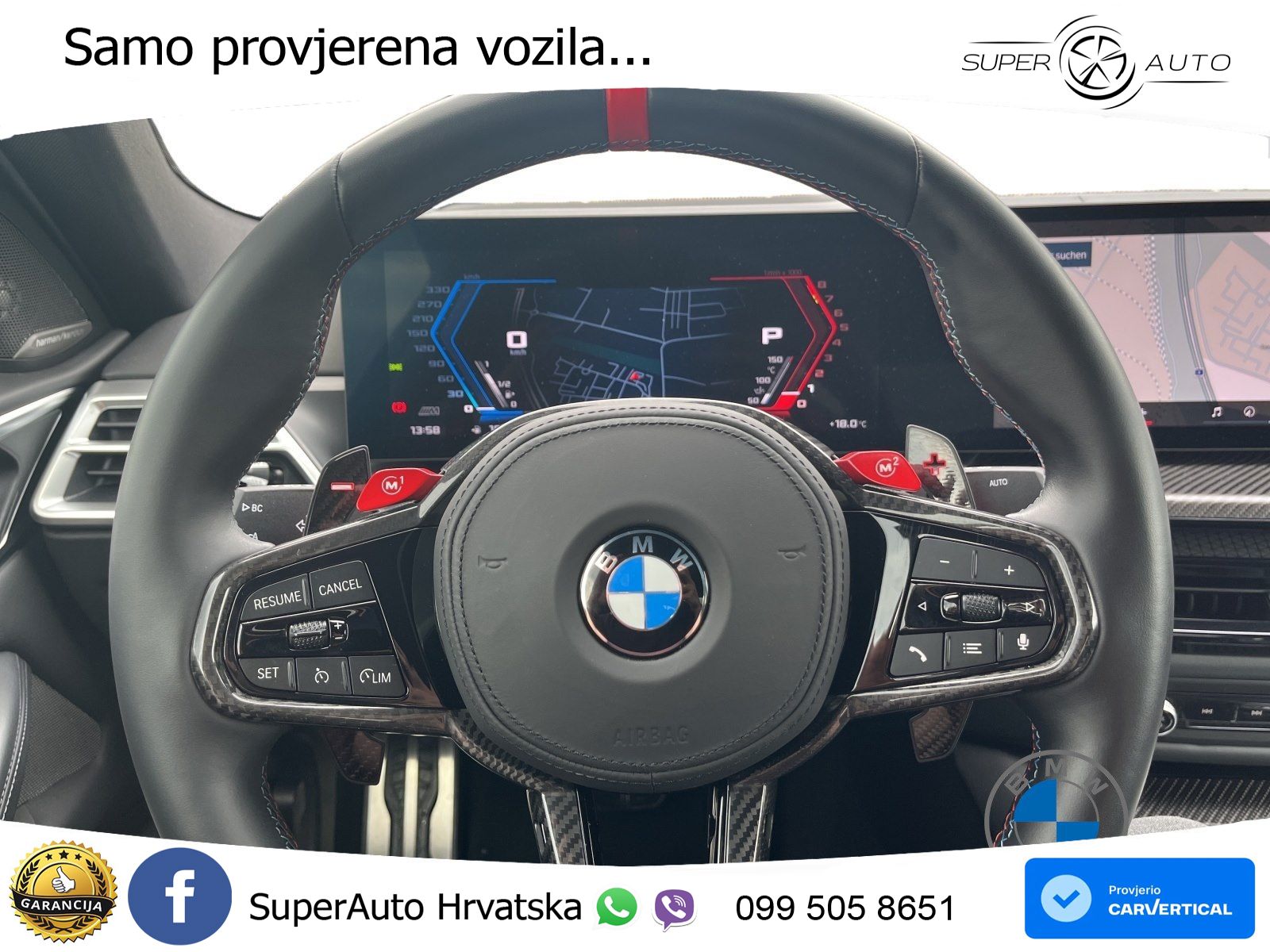 BMW M4 Competition 3.0 (510 KS) Steptronic LED+GR SJED+ACC