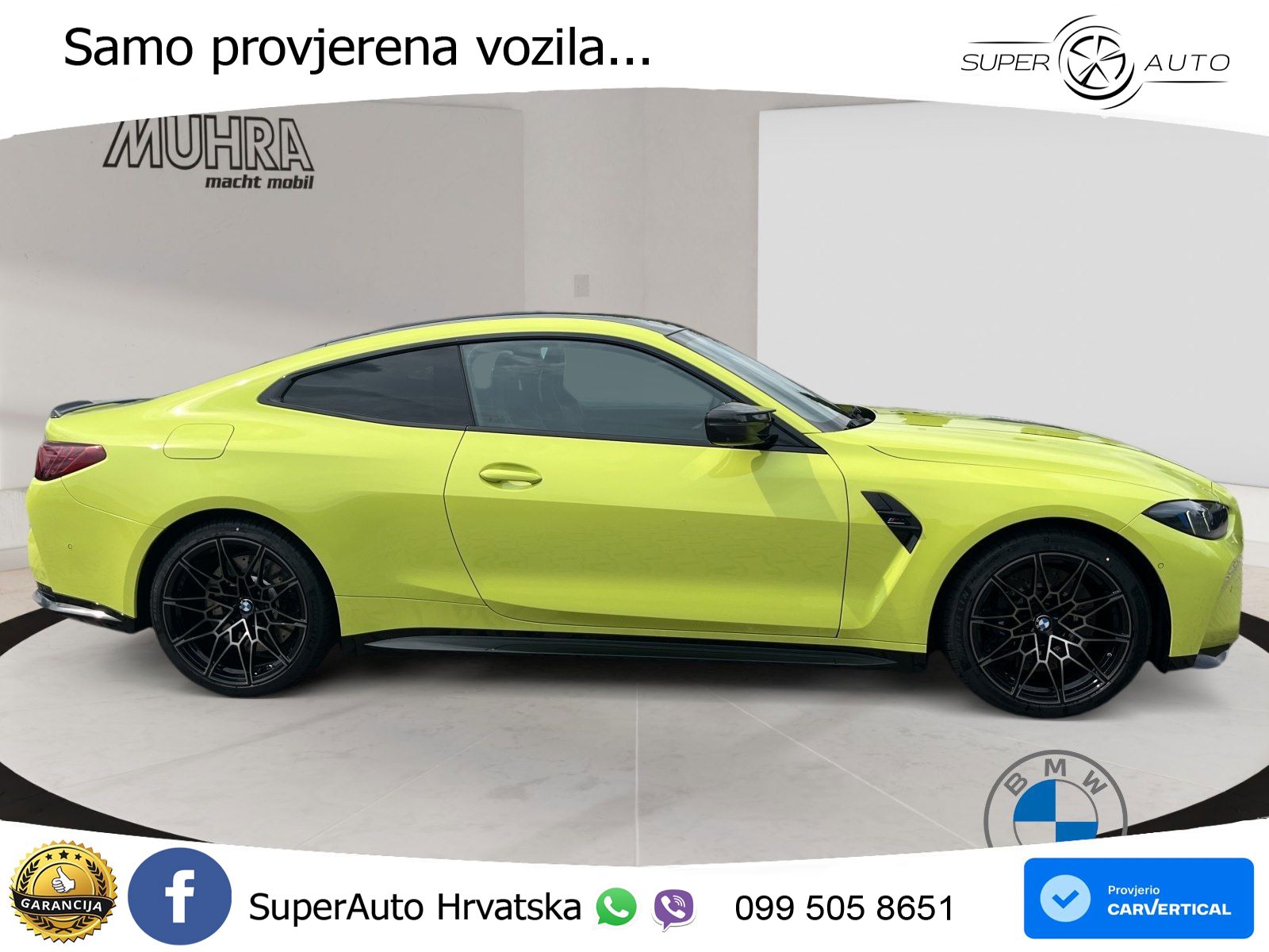 BMW M4 Competition 3.0 (510 KS) Steptronic LED+GR SJED+ACC