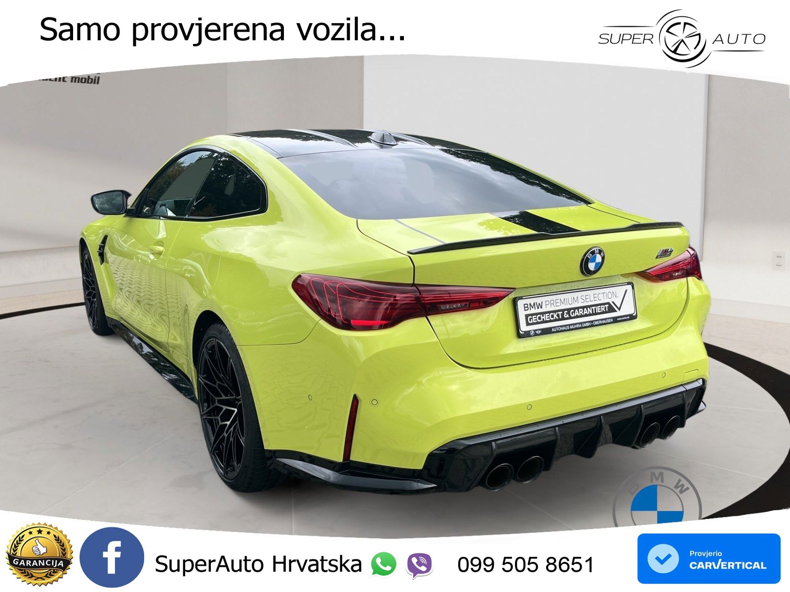 BMW M4 Competition 3.0 (510 KS) Steptronic LED+GR SJED+ACC