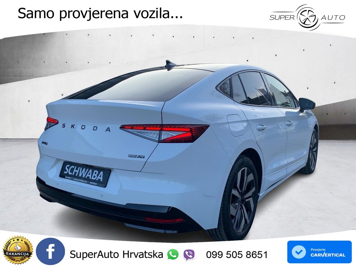 Škoda Enyaq Coupe 60 63 kWh (204 KS) SportLine LED+GR SJED+ACC