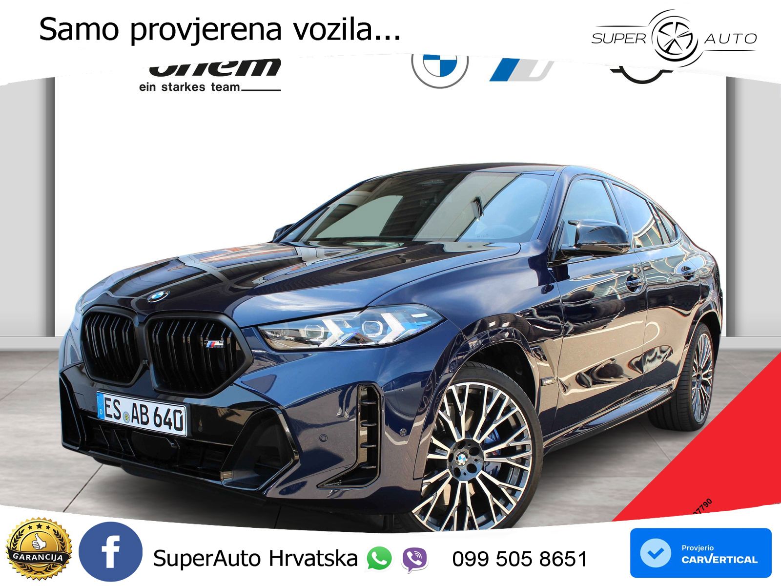 BMW X6 M60i V8 (530 KS) xDrive Steptronic