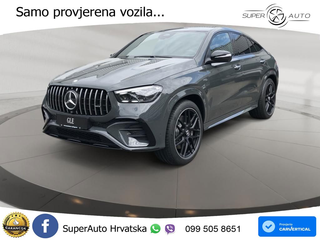 Mercedes AMG GLE Coupe 53 (435 KS) EQ Boost 4MATIC+ AMG SPEEDSHIFT TCT 9G LED+GR SJED+ACC